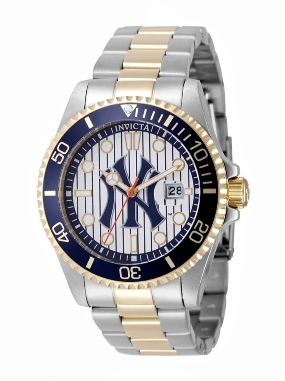 Invicta Pro Diver NY Edition Men's Watch 43mm 2 Tone Gold, Steel (49857)